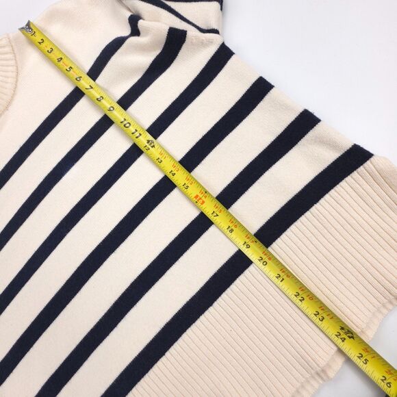 ZARA Oversized Crewneck Striped Sweater 90s Y2k Clean Girl French Girl Preppy - Picture 5 of 7